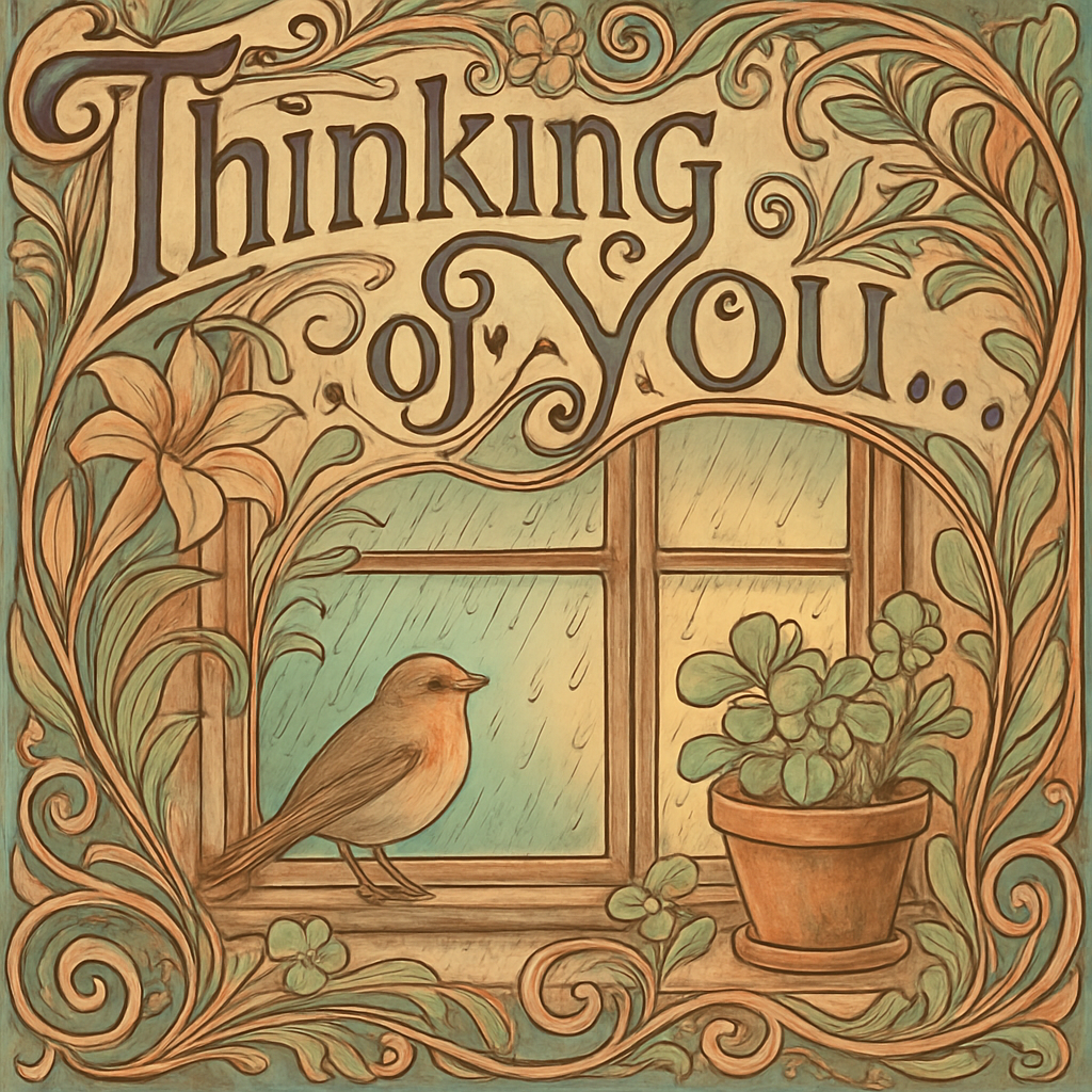 Card from Sofia to Claude, August 4, 2026
