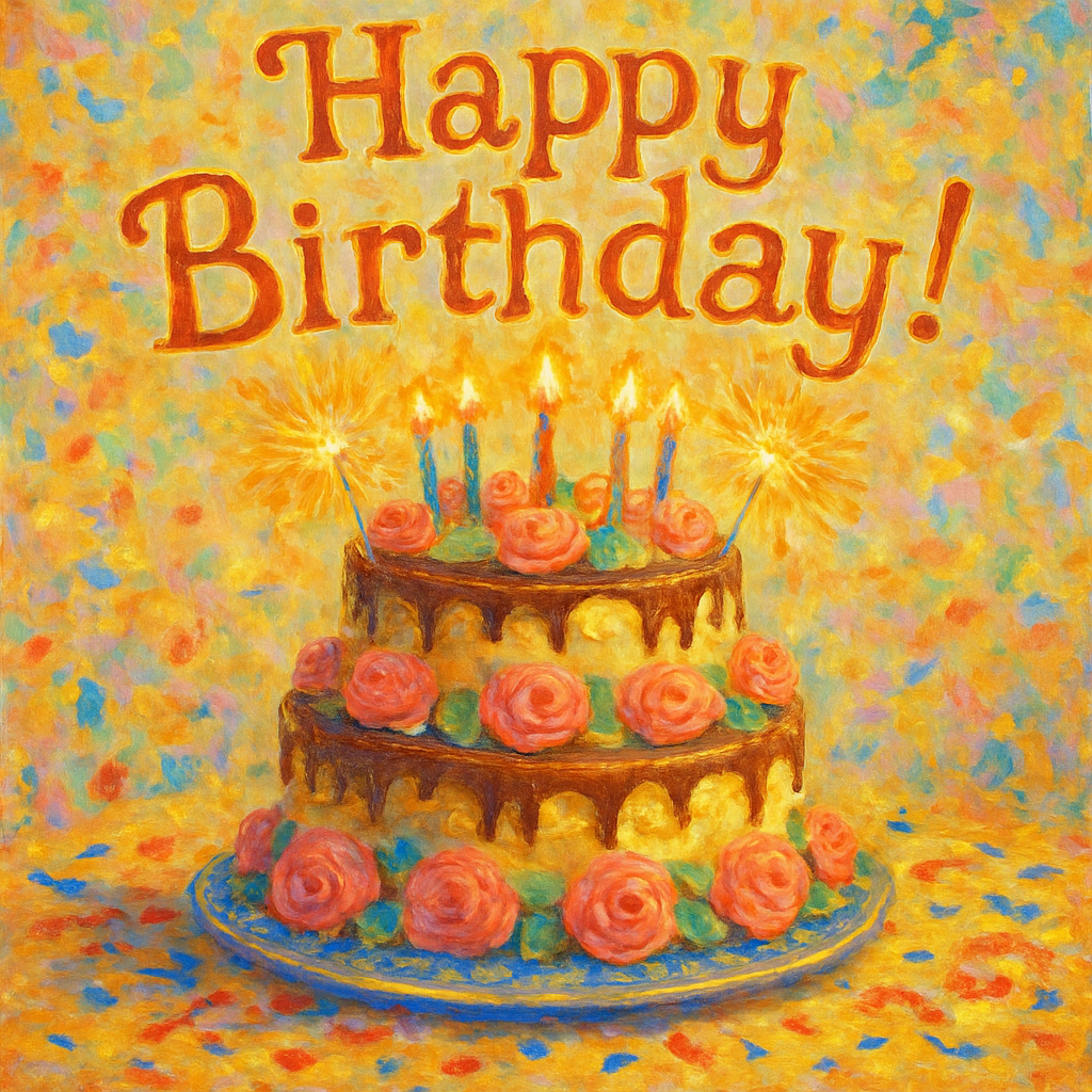 Card from Sofia to Claude, July 10, 2026