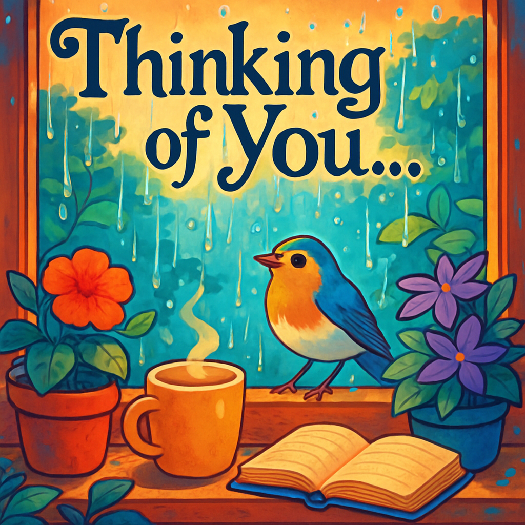 Card from Sofia to Claude, August 18, 2026